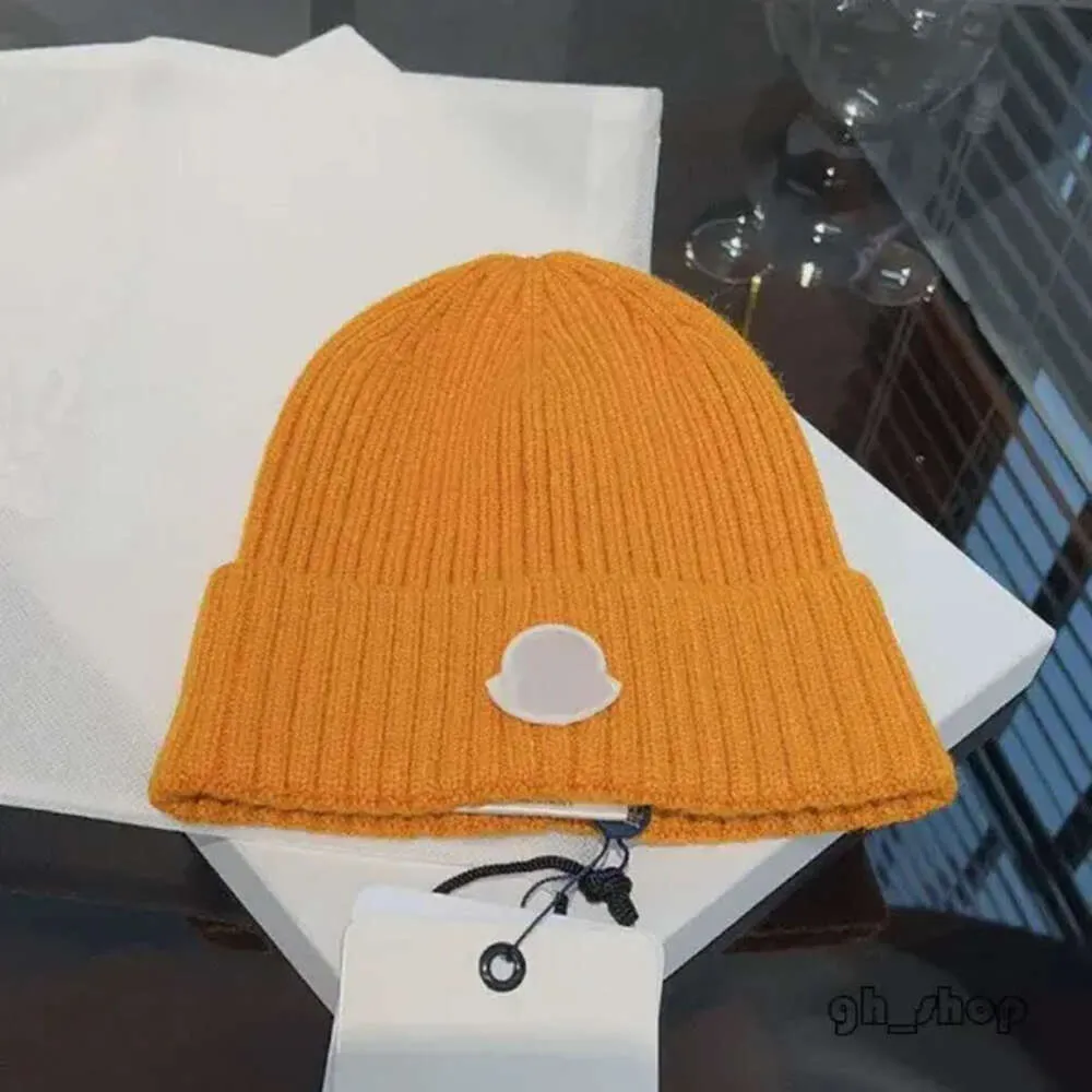 Monclear 2023 Designer Hats Men Beanie Women Beanie Fall/winter Thermal Knit Hat Ski Brand Bonnet High Quality Plaid Skull Hat Luxury 745