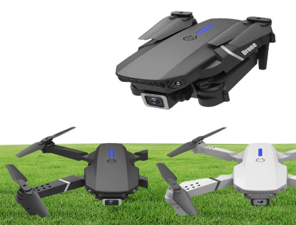 E88 Professionale Mini WIFI HD 4k Drone con fotocamera Modalità di attesa in altezza Pieghevole RC Aereo Elicottero Pro Dron Giocattoli Quadcopter Droni9975600120