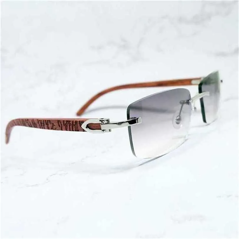 10% KORTING Palissander Heren Designer Carter Vintage Mode Brillen Randloze Vierkante BrillenkappenKajia Nieuw