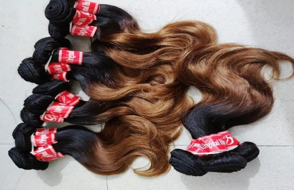 Yeni zaman hayalimiz 30pcslot büyük miktarda Malezya insan saçları dalgalı düz renkler çekici güzellik saçları3551947