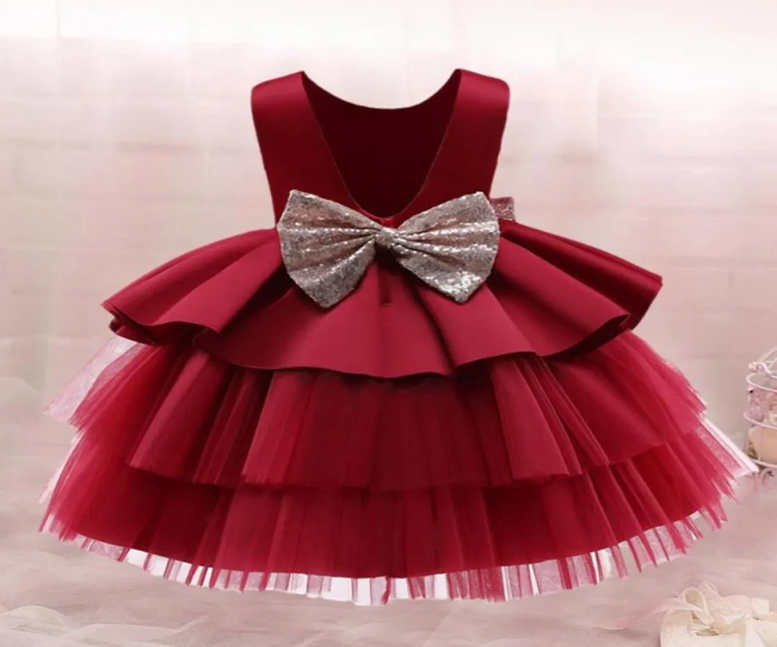 Vestido de princesa para bebês nascidos para meninas, festa de aniversário, primeiro vestido de batizado, criança 4900607