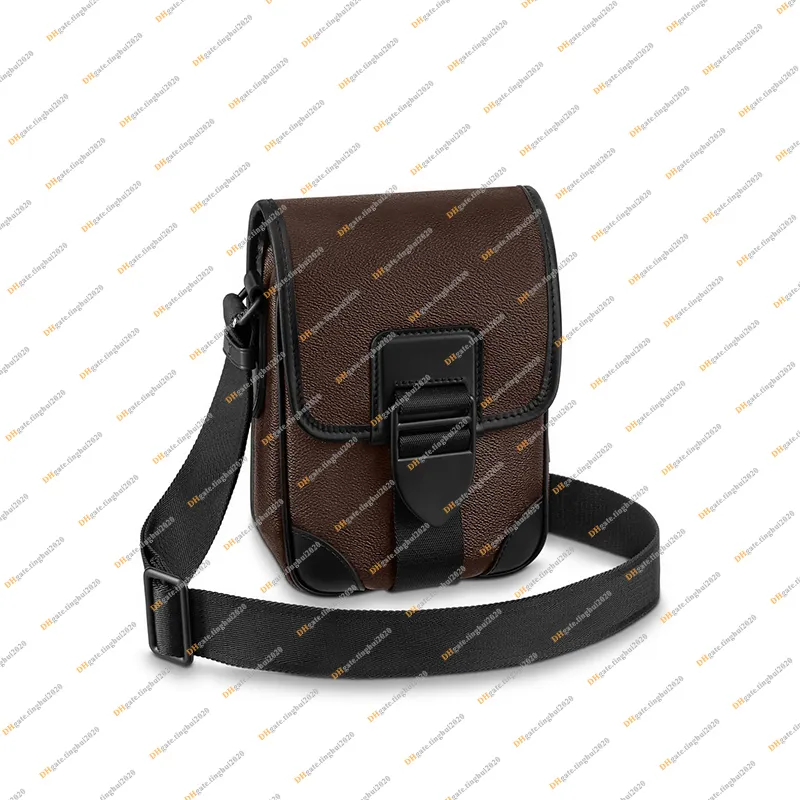 Мужские модные повседневные дизайна роскошные архийские сумки мессенджеры сумки по скрещиванию сумочка сумки для плеча топ зеркало качество M46442 кошелек для пакета
