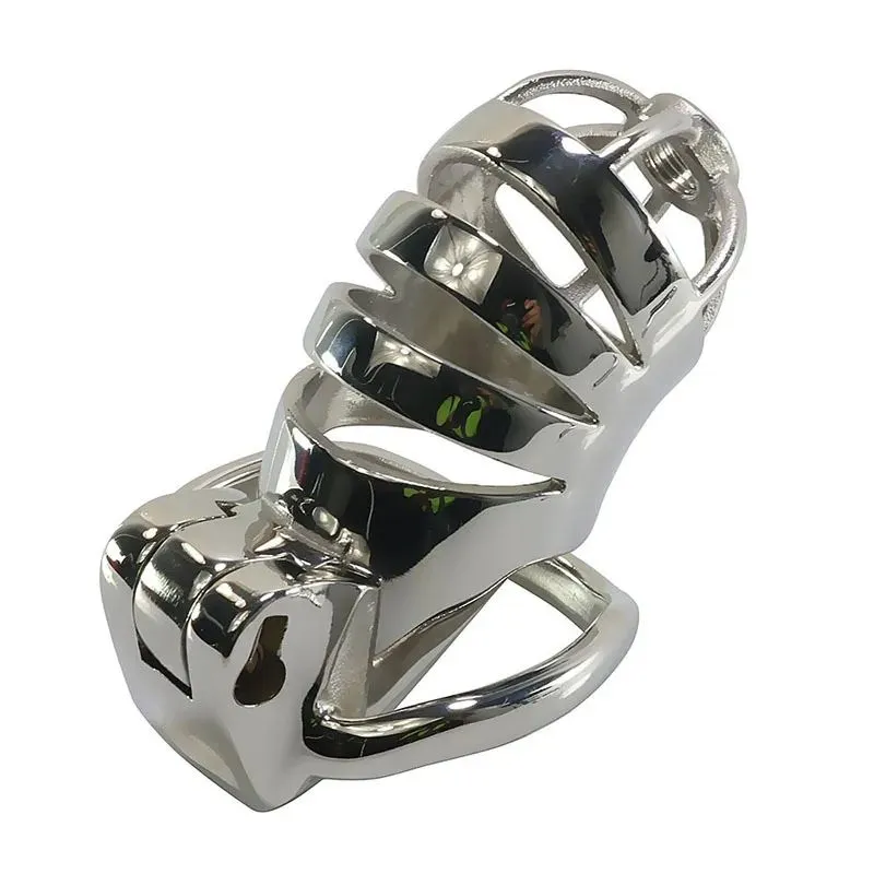 Cage De Chasteté Boule Grille XXS - Acier Inoxydable, Pour Homme, Neuf, Fabrication Chine