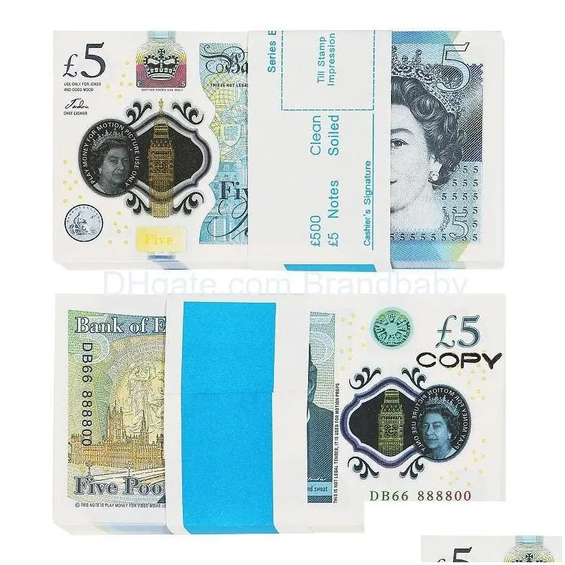 novelty games movie money uk pounds gbp bank game 100 20 notes authentic film edition movies play fake cash casino po dhh1d