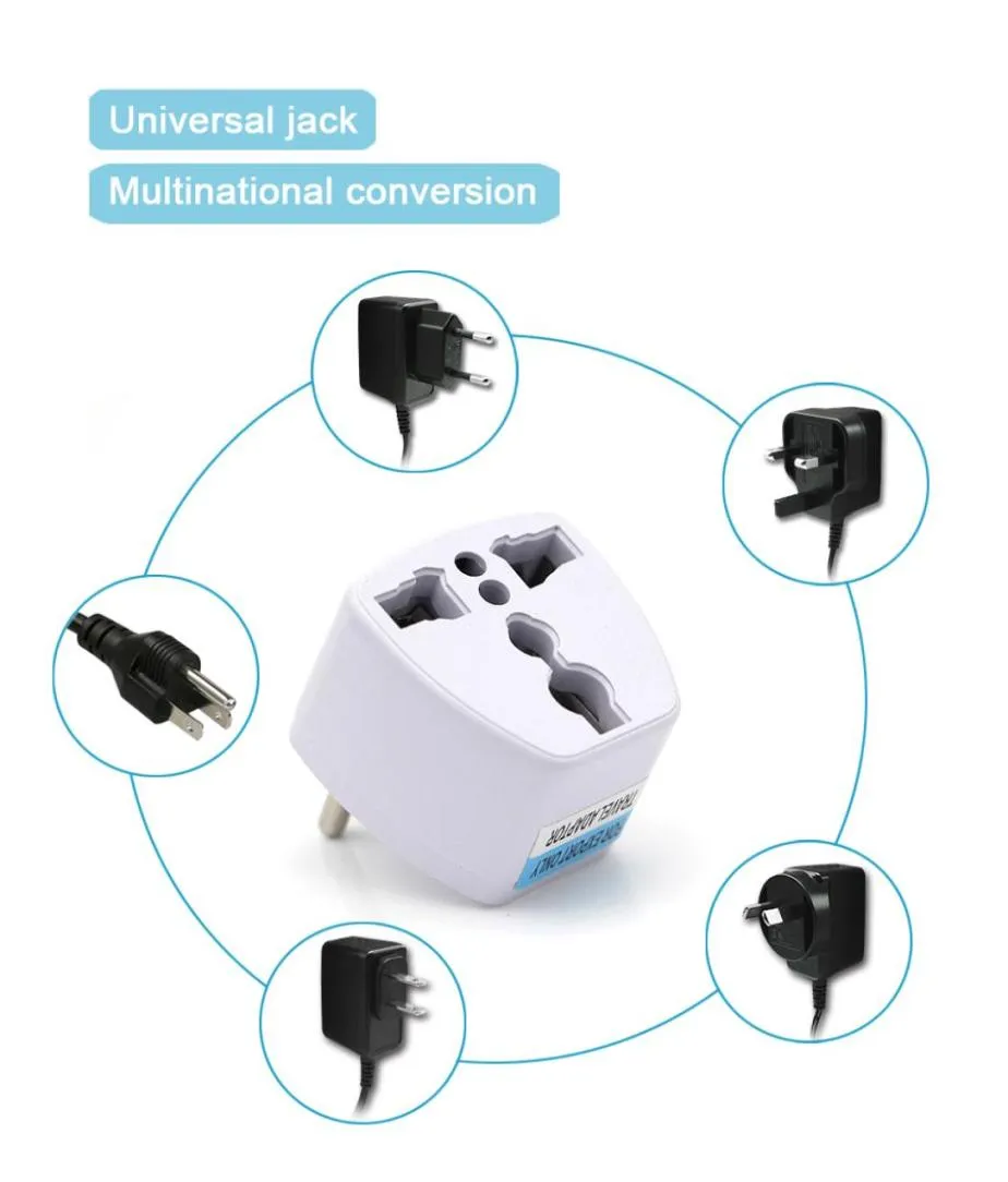 Universal USA UK AU do UE Plug USA do Euro Europe Sockets Travel Travel AC AC Power Charger Adapter 7274714