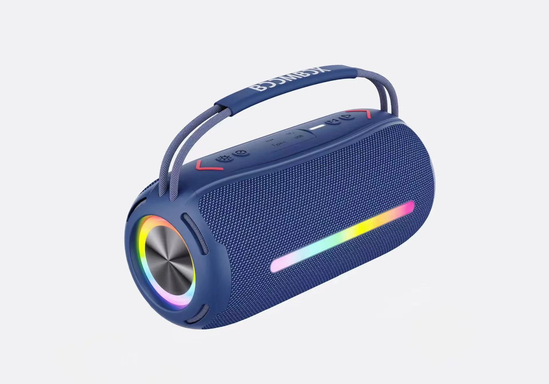 Pth-360 Беспроводные колонки S Портативный динамик Bluetooth Boombox High Outdoor RGB Audio Сабвуфер с мощным звуком и глубокими басами