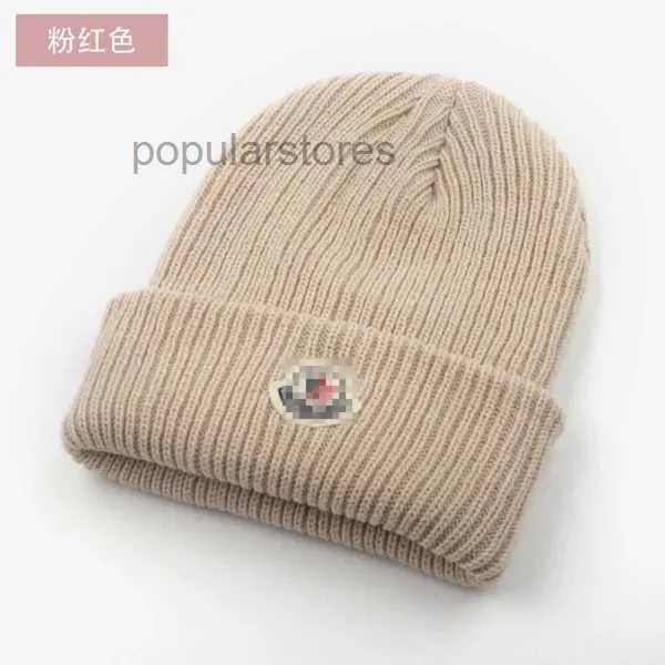 Cent Caps Monclair Bonnet Designer Chapeau Top Qualité Épaissi Automne Et Hiver Couleur Unie Laine Pour Femmes Protection Oreille Bonnet Tricoté Pour Hommes 6 K7M4