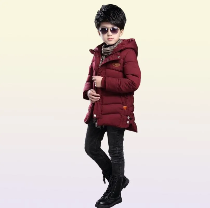 Baby Boy Winter Jackets Kids Hooded Outerwear Down Parkas Coat Clothes for Teen Boys 3 5 6 7 8 9 10 11 12 13 14 Years Old Y200908617818