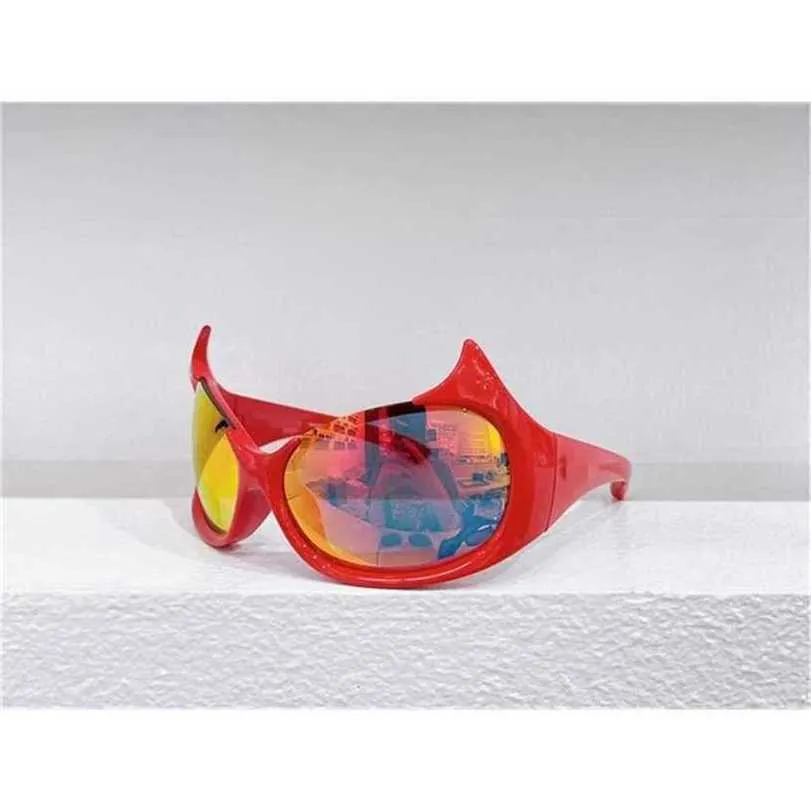 СКИДКА 10% Высококачественные новые солнцезащитные очки B's в том же стиле, что и солнцезащитные очки «кошачий глаз» Gotham bat Imp BB0284S
