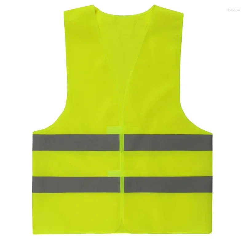 Motorcykelkläder 1 PC reflekterande remsa Vest Car Emergency Fluorescerande Hög Synlighet Säkerhet Jackor Kläder Hi-Vis