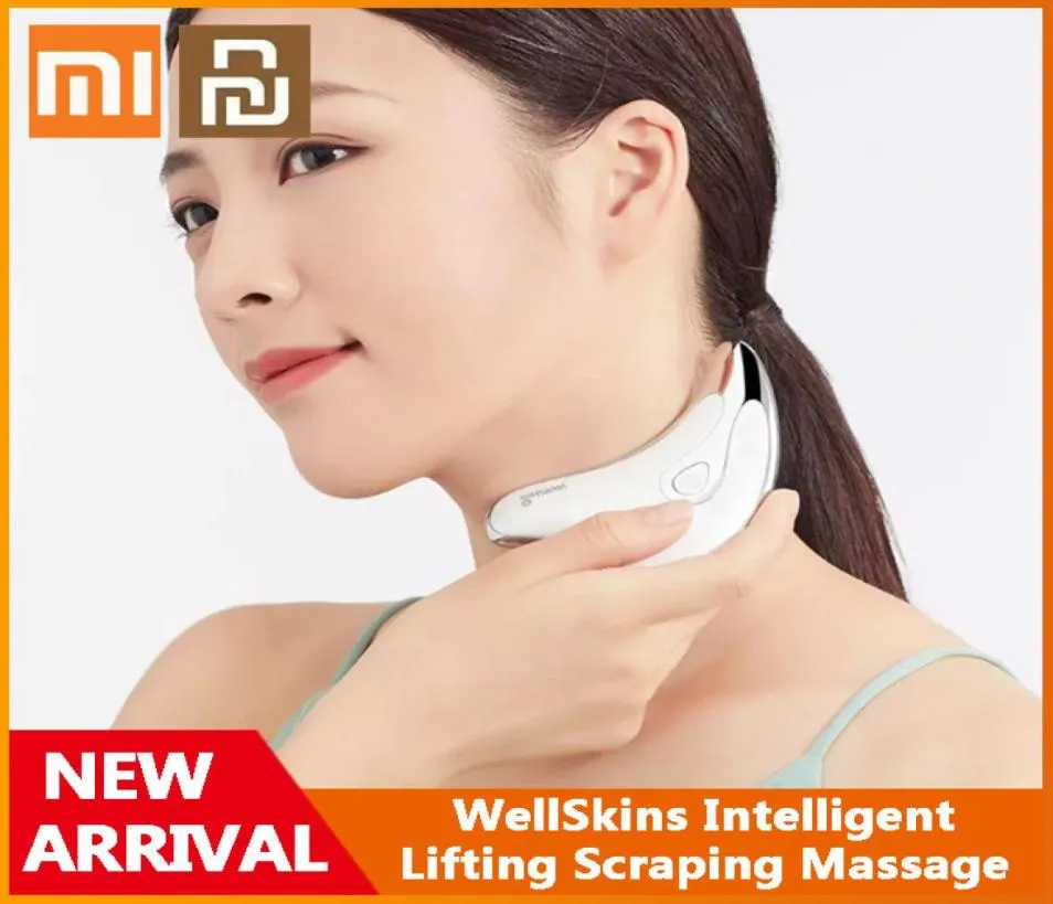 Original Xiaomi YouPin Wellskins Micro Current Intelligent Lifting Scraping Massage Instrument BJ808 LIFT OCH Dra åt ansiktskontur7831916