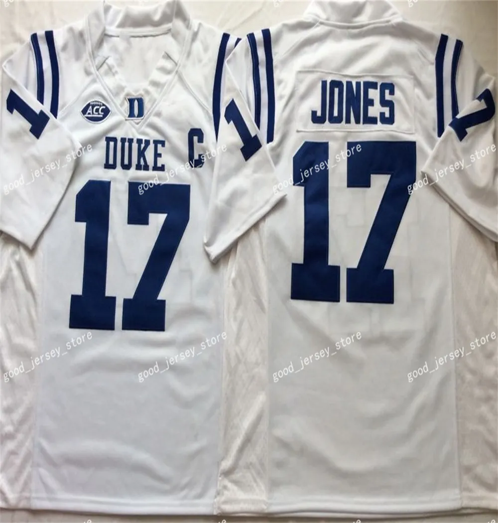 Custom NCAA S-6XL Blue Devils College Football Jerseys Nick Morris Jr. Cole Carteaux Tre Freeman Victor Dimukeje Ja