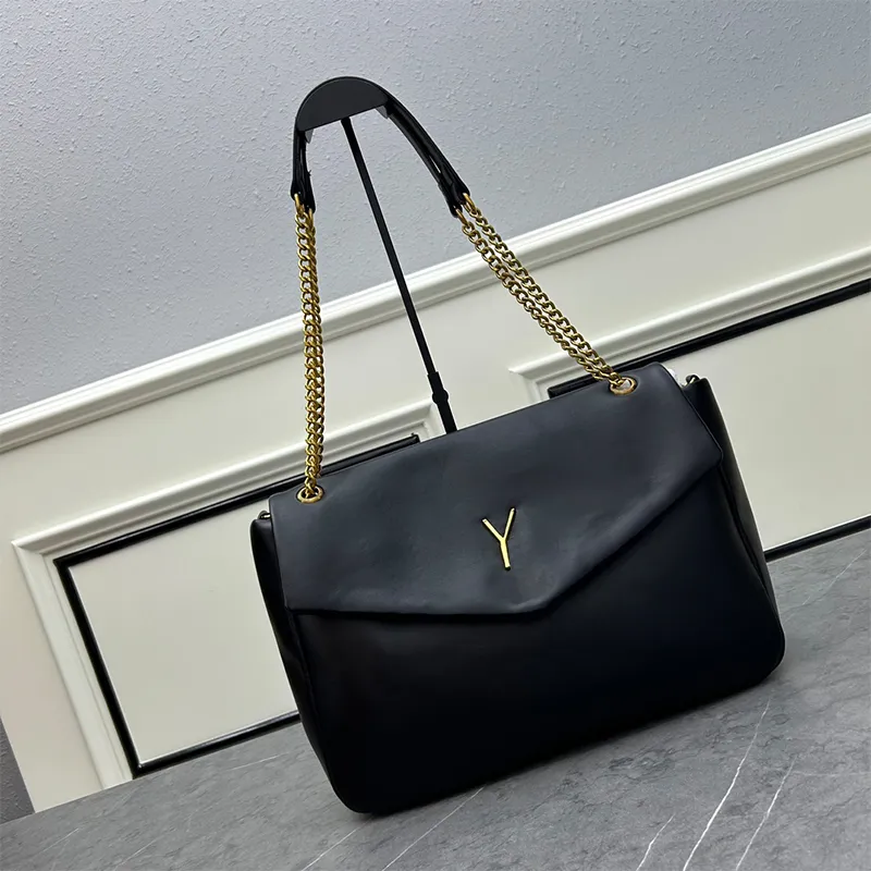 Tasarımcı Akşam çantası siyah ünlü kadın tasarımcı omuz çantaları çapraz gövde lüks akşam çantaları moda deri çanta siyah bayan zincir çanta