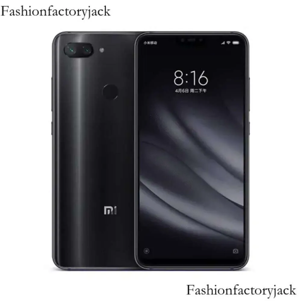 Orijinal Xiaooomiiii Mi 8 Mi8 Lite 4G LTE Cep Telefonu 4GB RAM 64GB 128GB ROM Snapdragon 660 AIE Octa Core Android 6.26 inç Tam Ekran 24.0MP