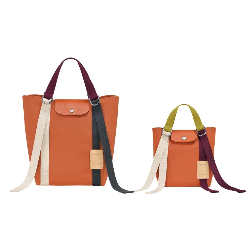 Mode le omspel longchammp tote handväska kvinnor 2 storlekar riktiga läder handväska lyxiga designer axel shoppare väska