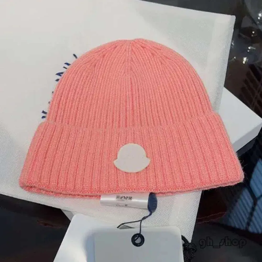 Monclear 2023 Cappelli firmati Uomo Beanie Donna Beanie Autunno / inverno Cappello termico lavorato a maglia Cappello da sci Brand Bonnet Cappello scozzese di alta qualità con teschio Lusso 107