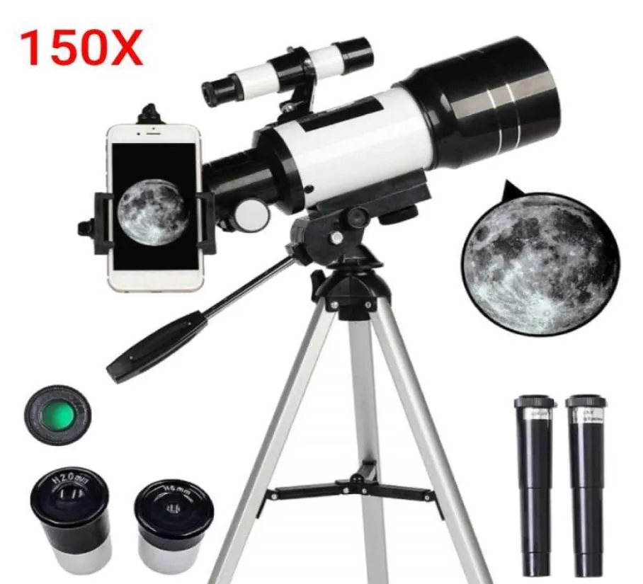 40x60 Professional Astronomical Night Vision Telescope Monocular Telescopio Space Bracket Outdoor Scope with Tripode Phone Clip5596943