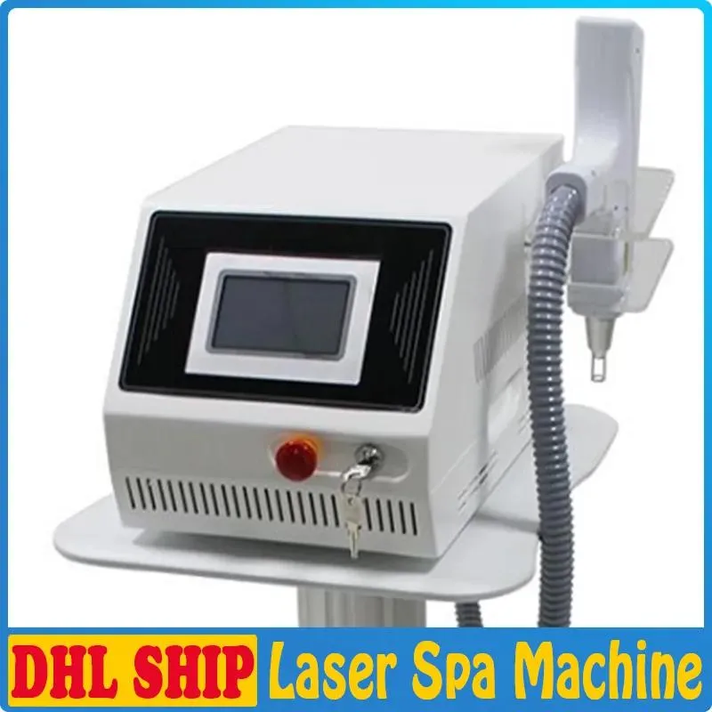 Macchina Macchina per la rimozione del tatuaggio laser q interruttore nd yag laser pigmento rimozione del tatuaggio cicatrice trattamento dell'acne ringiovanimento della pelle laser bellezza equipaggiare