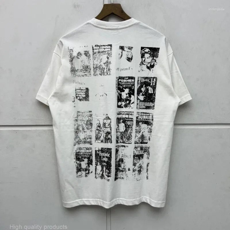 Erkek Tişörtleri 2024SS ERD T-Shirt Moda Erkek Kadın Yuvarlak Boyun Grafiti Baskı Kısa Kollu Tee Sıradan Gençlik Gömlek Çift Hip Hop Tees