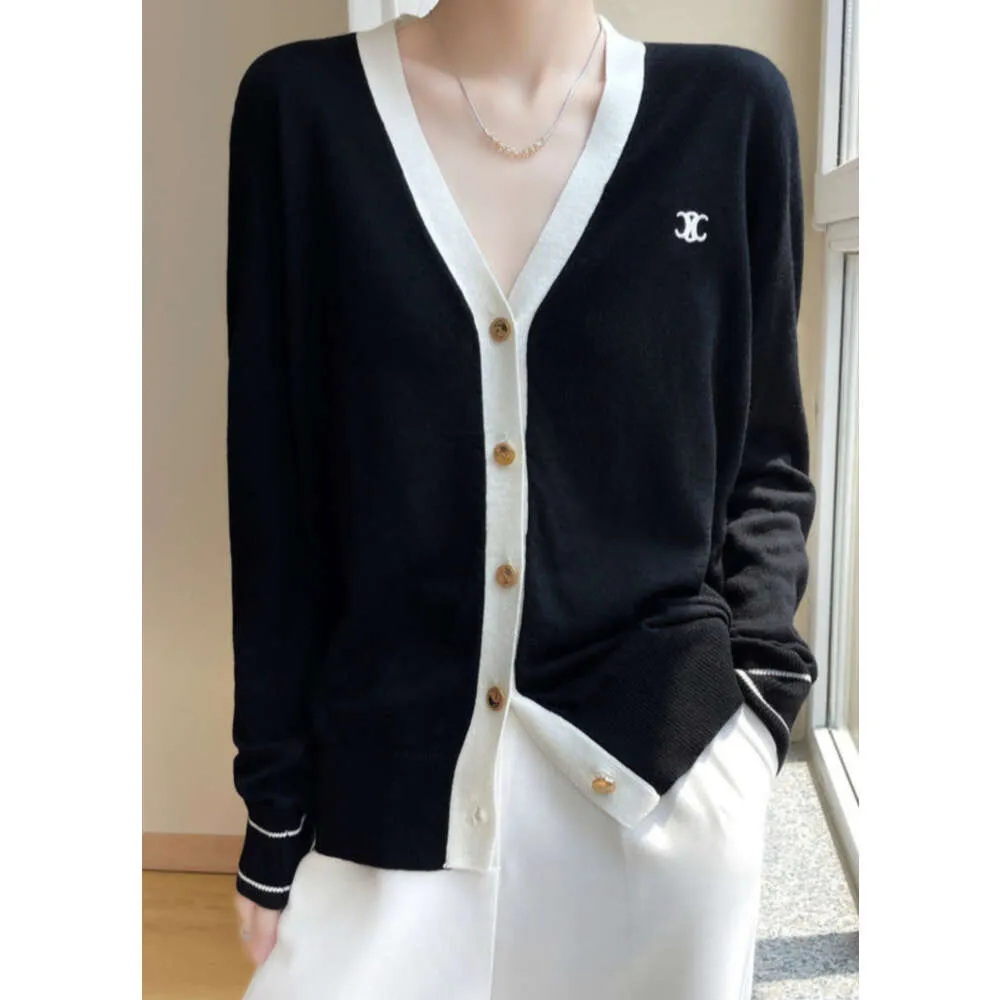 2024 Spring Women's Sweaters: New Wool Channel Cardigan with Designer Knitted Cashmere Top - Stylish Ladies' Clothing for a Fashionable Look!