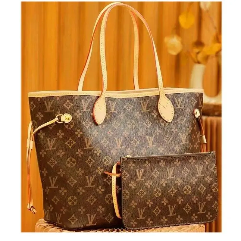 Bags Luxurys Designer Bag 2pcs Set Women Bags Handbag Shoulder Naverfull Womens Composite Lady Clutch Tote Bag Female Coin Purse Wallet