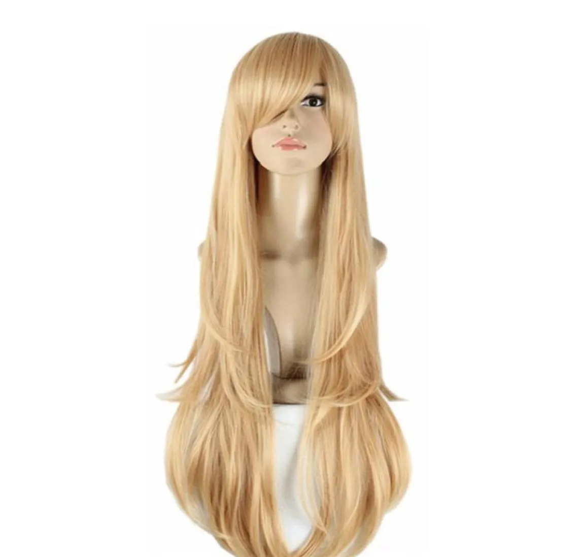 WoodFestival 100 см длинный аниме-парик для женщин искусство меча онлайн косплей парики прямые термостойкие синтетические волосы Асуна Юки brai2599517