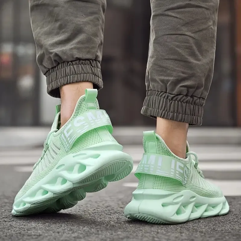 Men's Running Shoes: Breathable Blade Sneakers, Lightweight Athletic Shoes  for Jogging, Gym, Tennis, Walking Non-Slip, Shock Absorbing