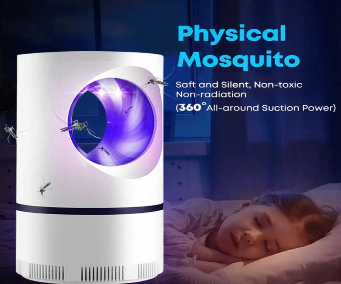 USB LED Mosquito Killer Lamp Anti Mosquito忌避型UV電気蚊キラーランプトラップ屋外の昆虫5912490