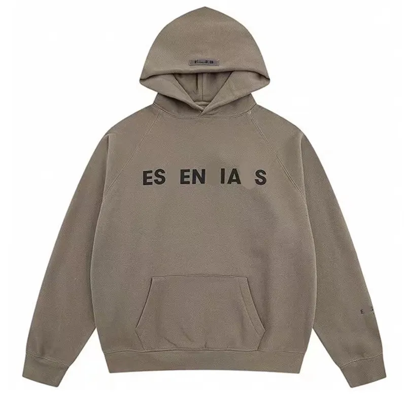 Essen Hoodie Designs EssentialShoodie 디자이너 Mens 후드 풀오버 후드면 주머니 달리기 느슨한 겨울 야외