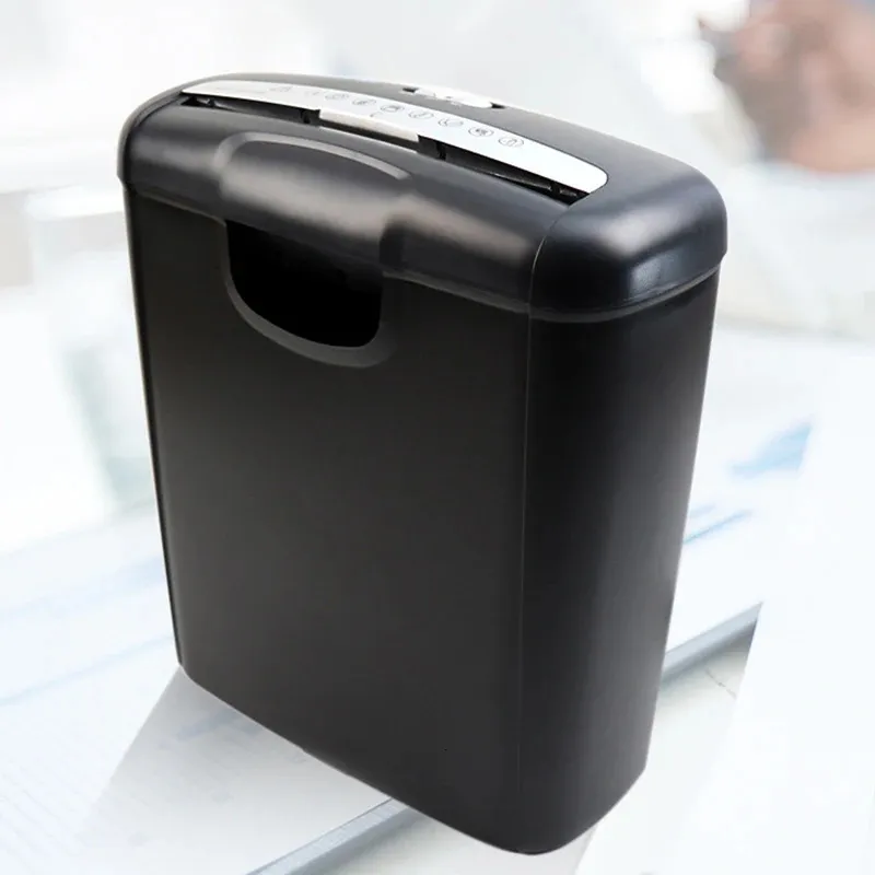 A6 A4 Electric Office Paper Shredder Machine Office Silent Paper Shredder Mini domowy papier niszczycielowy biuro składania maszyny 240105