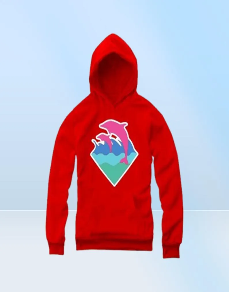 Fashionter Männer Mode Kleidung Rosa Dolphin Hoodies Pullover Für Männer Hiphop Sportswear Ganze M4XL7655826