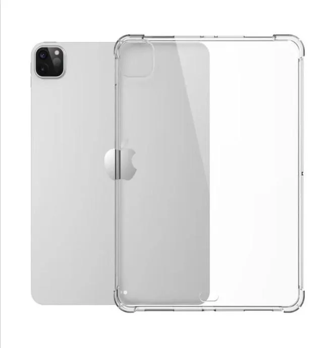 Klare Hülle für iPad Pro 11 10 2 Mini Air 2 3 4 5 Antiklopf-weiches TPU transparente Schutzhülle stoßfeste Hülle3730062