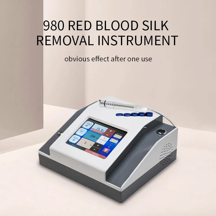 Macchina laser a diodi 980nm per terapia vascolare portatile approvata CE 980, rimozione rapida dei vasi, coaguli di sangue, ringiovanimento della pelle