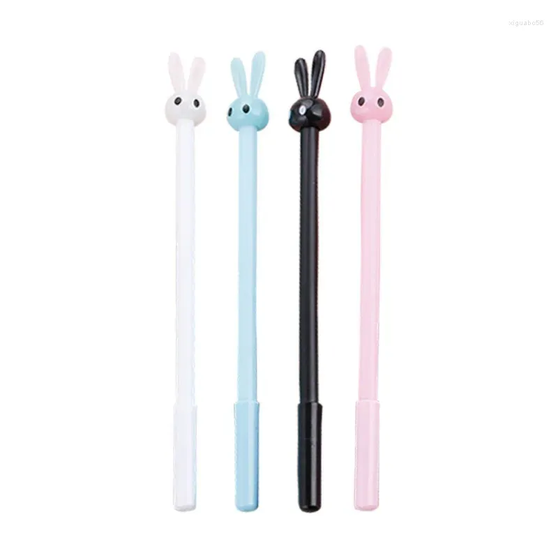 Pcs Cartoon Stationery Gel Pens Set Cute Long Ear Signature Pen Creative Student Water Factory Direct Sales