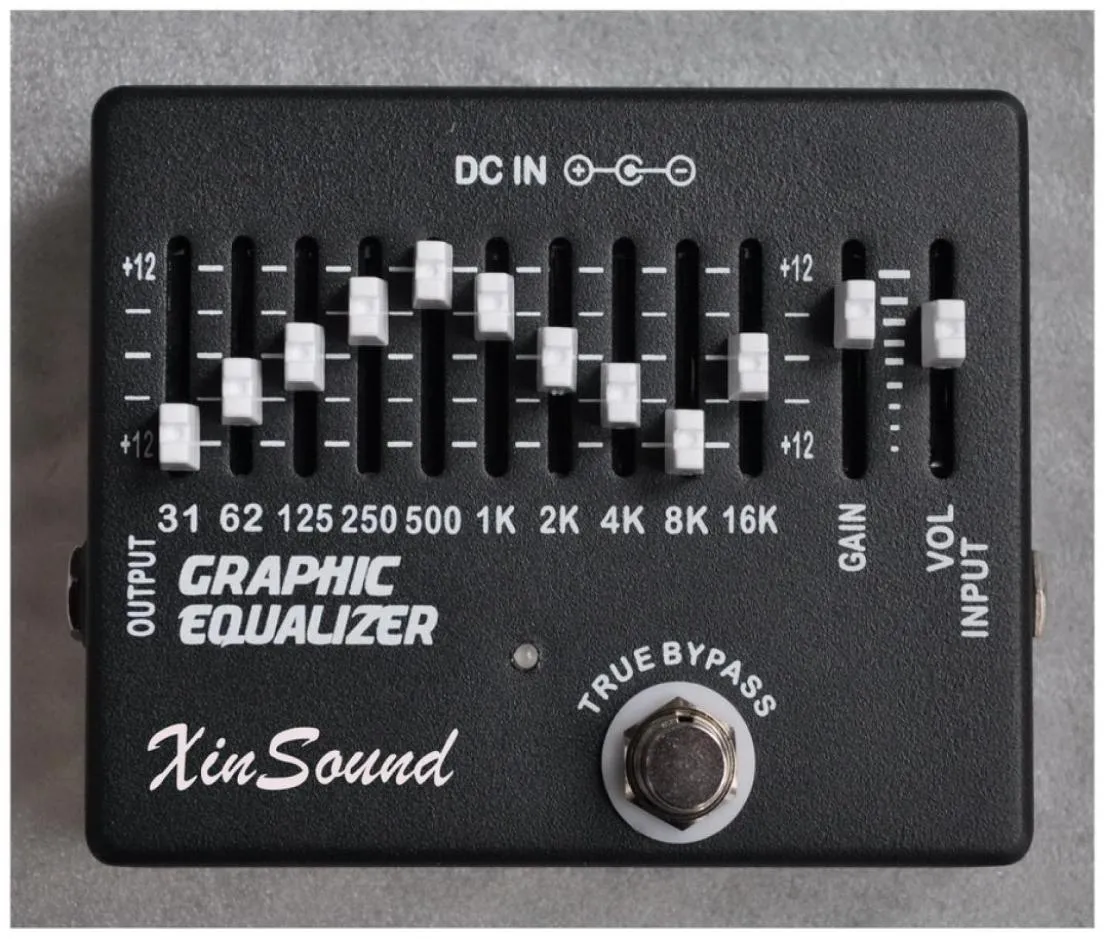 10 Pédale d'effets de guitare EQ égaliseur 2 bandes XinSound EQ99 par Handmade Graphic Equalizer1375925