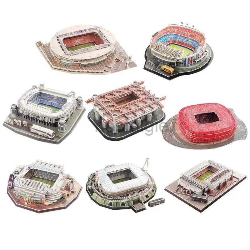 Puzzles 3D Puzzle Simple 3D Modèle De Stade Stade Bernabeu Stade