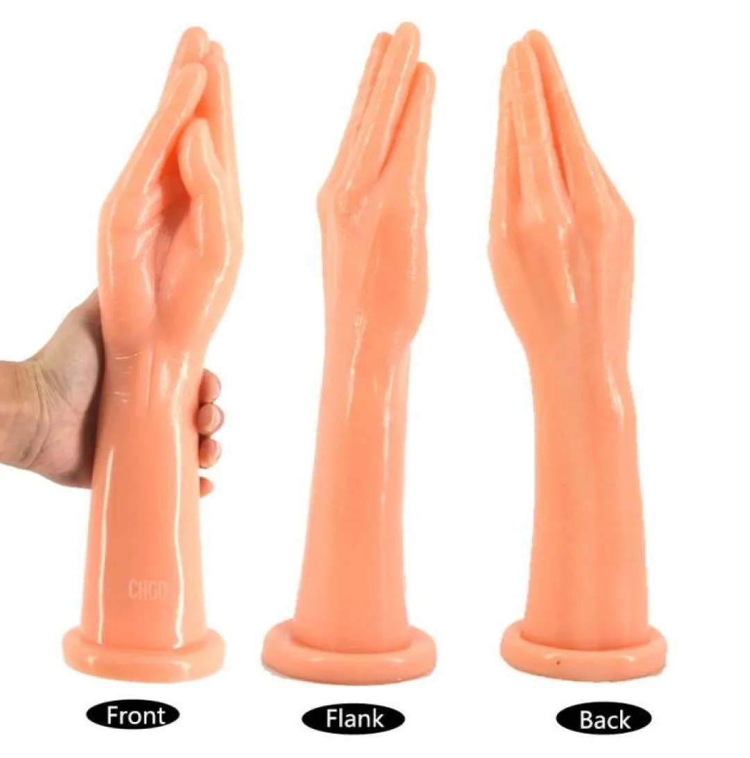 CHGD Fist Dildo grande mano dildo grande spina anale giocattoli erotici del sesso braccio di aspirazione fisting donne lesbiche masturbarsi flirtare sex shop8002147