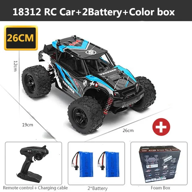All Terrain RC Car: 24GHz Remote Control 1:18 Off Road Truck