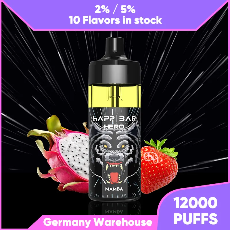 Happ Vape 12000 Puffs 10 färger engångsvapet E-cigaretter vapes elektronisk enhet Fördömd vape puff 12k 15k 10000 einweg vape