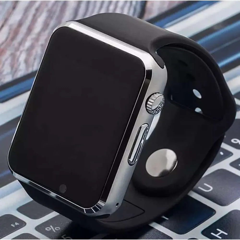 Venta al por mayor de fábrica A1 Smartwatch Tarjeta SD Cámara BT Teléfono móvil A1 Reloj inteligente con tarjeta Sim para teléfono celular Android