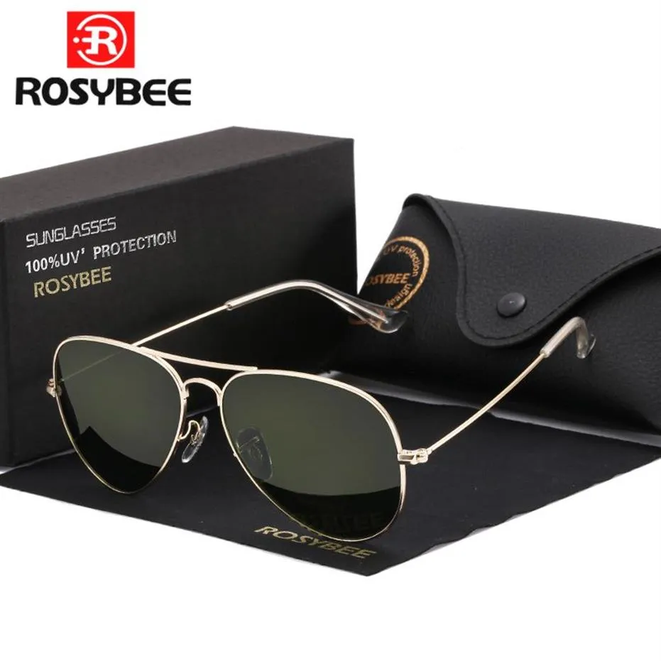 High Quality G15 Glass Len Men Sunglasses UV400 tion Brand Classic Mirror Male Vintage Banned Man Sun Glasses 220317300O