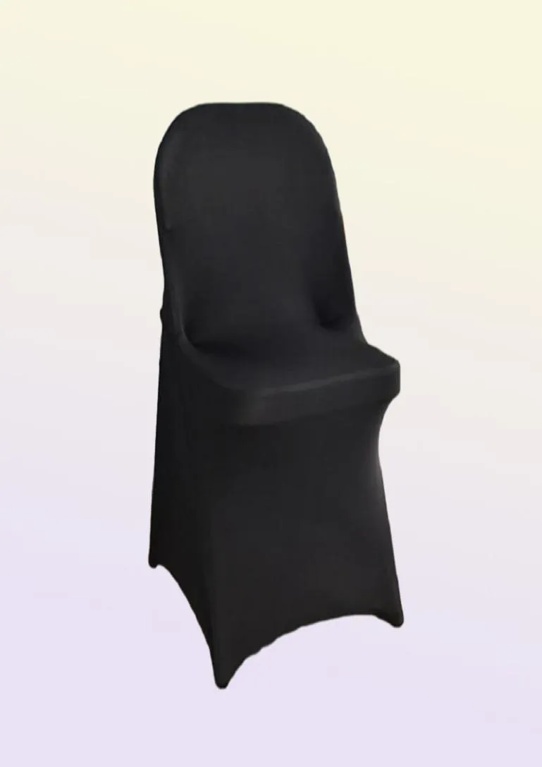椅子は9色の折りたたみ式カバーウェディングスパンデックス折りたたみ式ライクラパーティーエルバンケット装飾5137578