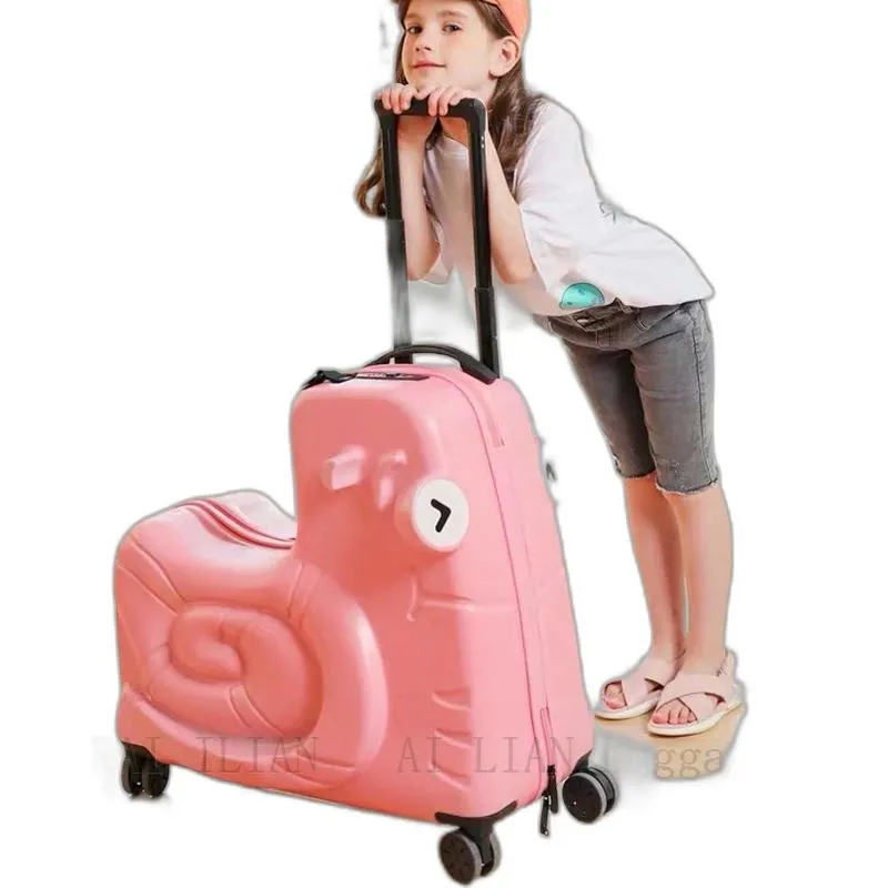Valigia Trolley Per Bambina Con Stampa Unicorno - Leggera, Grande Capacità 30.9L, Ruote E Manico Estensibile, Per Scuola E Viaggi