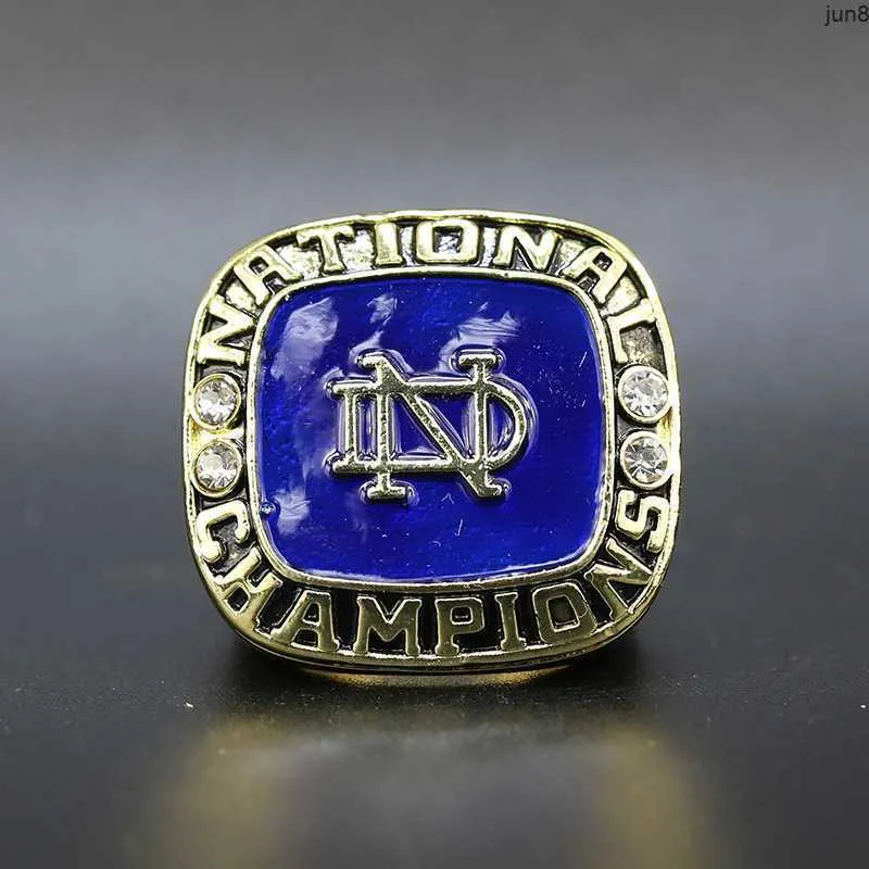 Rings Band NCAA 1973 Notre Dame Şampiyonası Yüzük Özelleştirilmiş UWN5