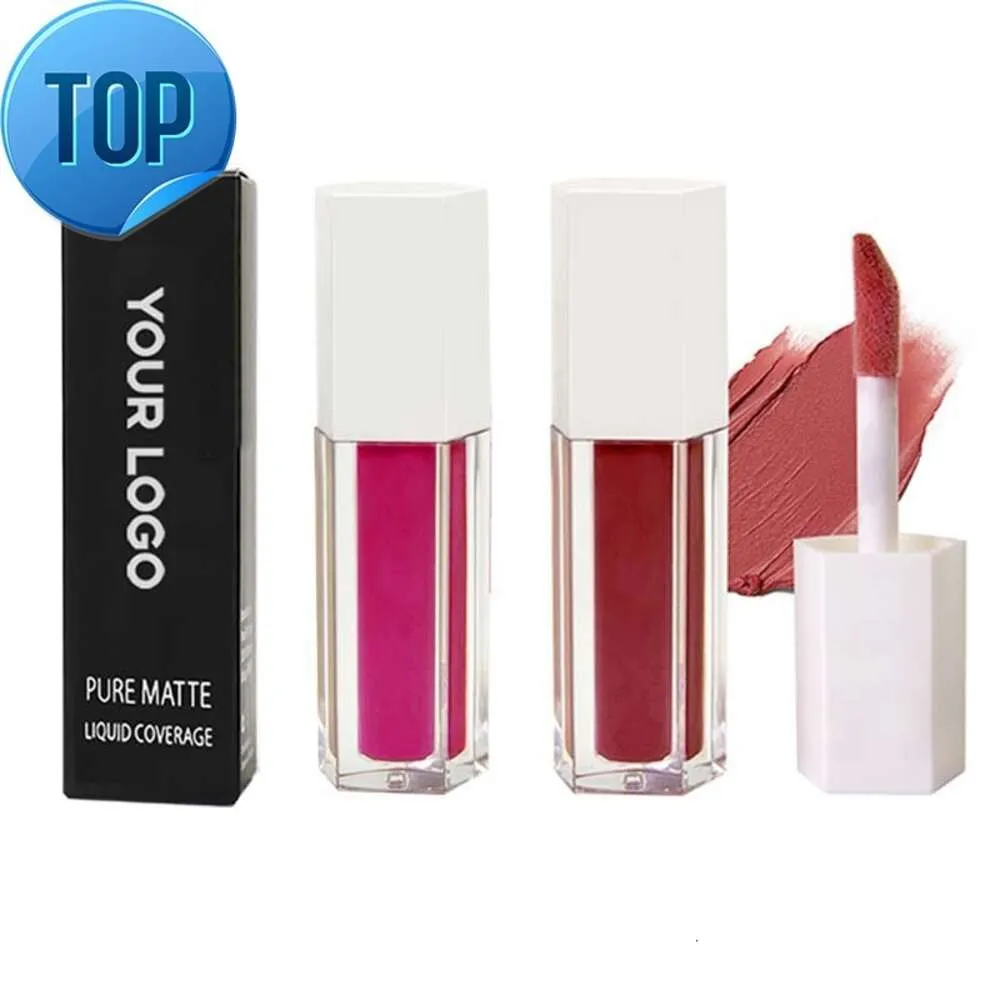 Langdurige OEM aangepaste 32 kleuren lipgloss private label matte lipgloss lipglazuur 10 kleuren vloeibare lippenstift