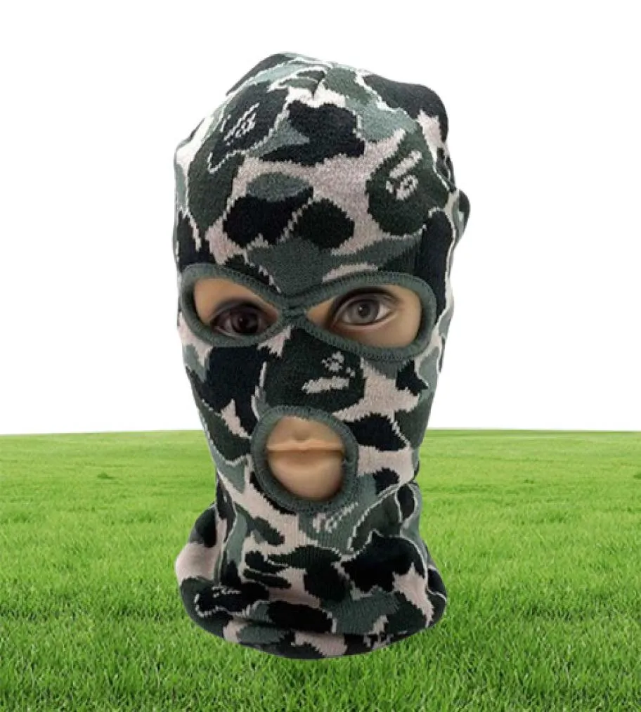 Cycling Caps Masks Fashion Balaclava 23ho Ski Mask Tactical Mask Full Face Camouflage Winter Hat Party Mask Special Gifts for Ad4999567