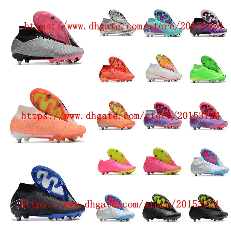 Hochwertige Herren-Fußballschuhe Stollen Zoomes Mercuriales Superflyes IXes Elitees SG Fußballschuhe Outdoor Scarpe Calcio Designer Chuteiras Botas de Futbol