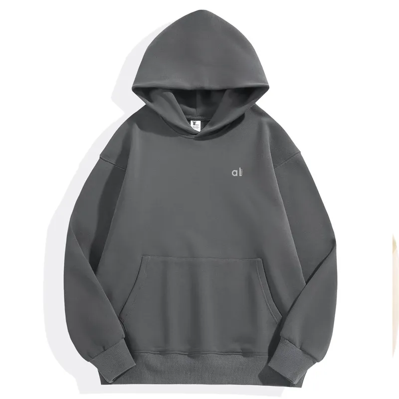 Al Sports 2024 Men Women Yoga Hoodie Fleece Pullover Trendy Sweatshirts Thickened Warm Windbreaker Jacket 4XL Plus Size From Aluyoga 26.37 DHgate.Com