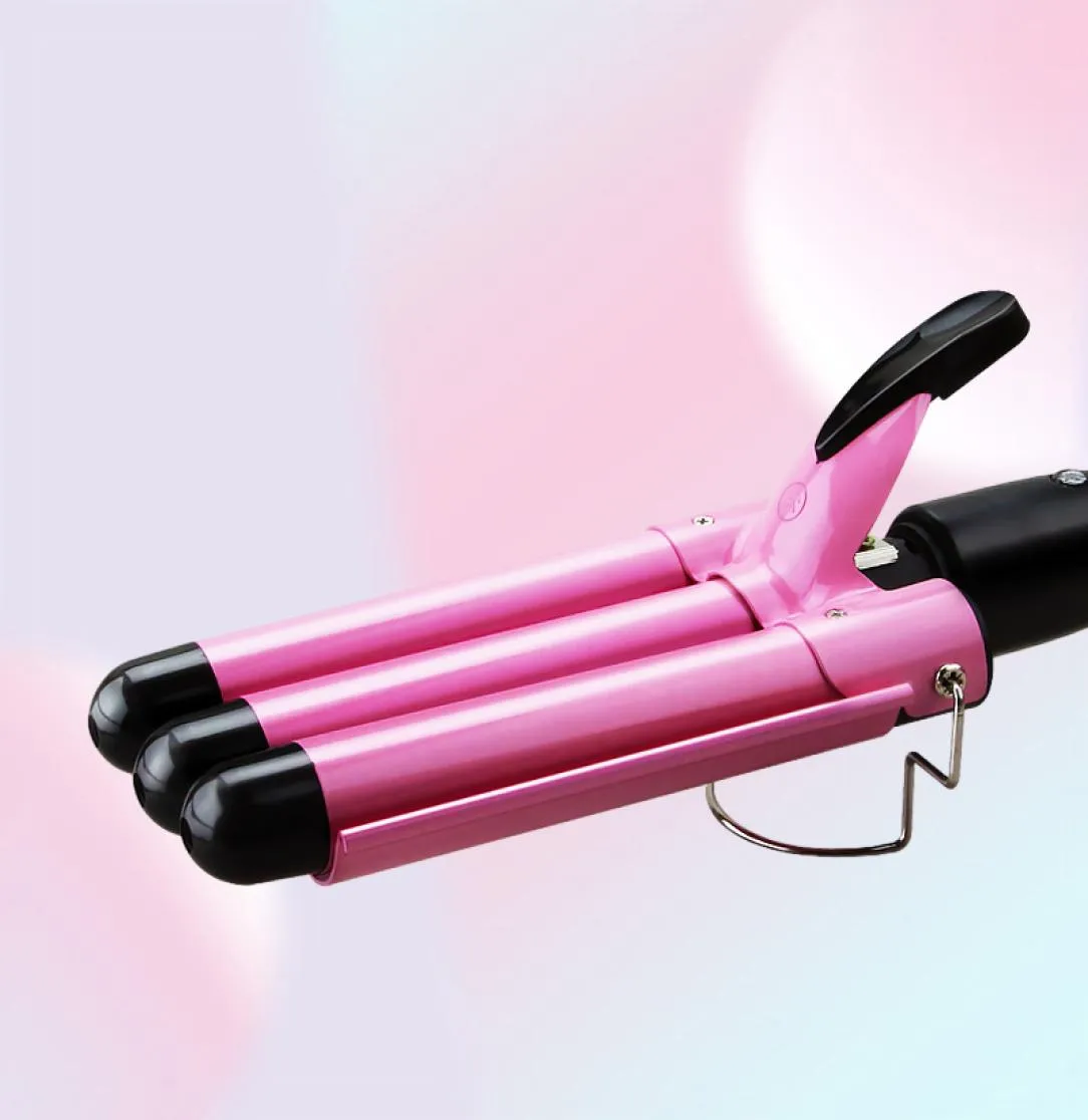 Hair Curling Iron Professional Triple Barrel Curler Wave Waver Styling Tools Fashion Styler Wand 2202117912316