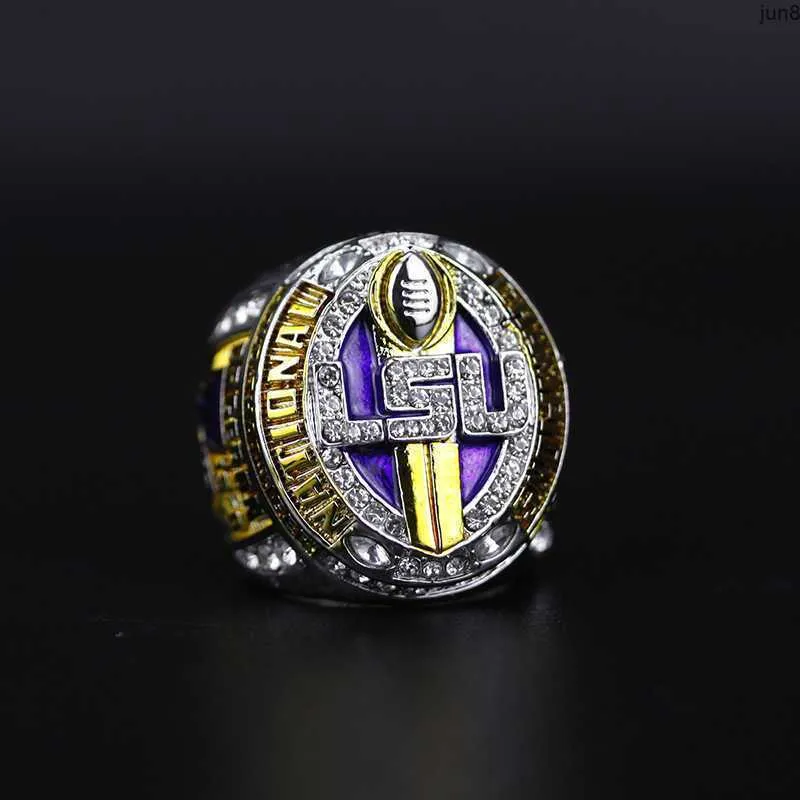 Anelli Fascia Autentica 2019 University of Louisiana League Ncaa Lsu Championship Ring Uta1